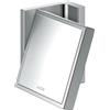 hansgrohe AXOR UNIVERSAL Rectangular Miroir de rasage, grossissement 1,7x, inclinable, cadre métal, 42649000, 42649000