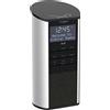 SAHAGA Radio 4W BT DAB+ FM BT Wecker Snooze SleepF. AuxIn FB si POPTUBE SILBER