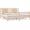 vidaXL Letto in legno massiccio senza materasso 200x200 cm pino