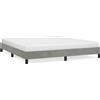 vidaXL Struttura letto senza materasso grigio chiaro 180x200 cm in velluto