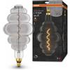 LEDVANCE OSRAM Vintage 1906 LED con tonalità fumo, 4,8W, 100lm, forma ad alveare con diametro di 200 mm e base E27, colore della luce bianco caldo, filamento dimmerabile, fino a 15.000 ore di vita utile