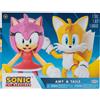 Talent show Figure di Sonic 2 pezzi Amy + Tails 10 cm