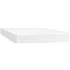vidaXL Materasso a molle insacchettate bianco 120x200x20 cm in Pelle finta