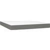 vidaXL Materasso a molle insacchettate grigio scuro 160x200x20 cm tessuto