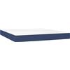 vidaXL Materasso a molle insacchettate blu 180x200x20 cm in tessuto