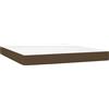 vidaXL Materasso a molle insacchettate marrone scuro 160x200x20 cm tessuto