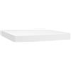vidaXL Materasso a molle insacchettate bianco 180x200x20 cm in Pelle finta