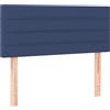 vidaXL Testiera blu 80x5x78/88 cm Tessuto