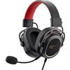 Havit H2008D Cuffie da gioco con minijack, cablate, gioco, 20 - 20000 Hz, cuffie, nero, rosso