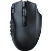 RAZER Razer Naga V2 HyperSpeed Mouse da gioco destro RF Wireless + Bluetooth Ottico 30000 DPI