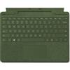 Microsoft Surface Pro Signature Keyboard - Tastiera - con touchpad, accelerometro, Surface Slim Pen 2 e caricatore - QWERTZ - Tedesco - Foresta - per Surface Pro 8, Pro 9, Pro 9 for Business, Pro X