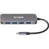 D-Link DUB-2340 2-in-1 USB-C Hub mit USB-PD retail