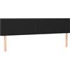 vidaXL Testiere 2 pezzi nero 100x5x78/88 cm Similcuoio