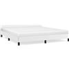 vidaXL Struttura letto con testiera senza materasso bianco 180x200 cm