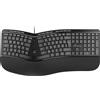 MediaRange MROS120 Tastiera Multimediale Ergonomica