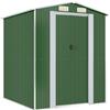 vidaXL Casetta da giardino Verde 192x191x223 cm Acciaio zincato