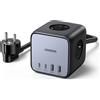 Ugreen Presa cubo DigiNest Ugreen da 65 W, 2xUSB-C, 2xUSB-A, 3xAC