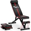 KM-Fit Panca pesi pieghevole KM-Fit | Multifunzionale, regolabile, carico massimo 400 kg