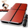 KM-Fit KM Fit Tappeto Airtrack 4m nero-rosso | incl. pompa, borsa e set di patch