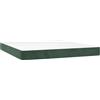 vidaXL Materasso a molle insacchettate verde scuro 180x200x20 cm in velluto
