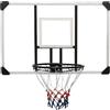 vidaXL Canestro da basket trasparente 106x69x3 cm in policarbonato