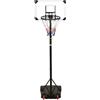 vidaXL Cavalletto da basket trasparente 216-250 cm in policarbonato