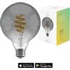 Hombli Smart Filament Bulb - E27 G95 - Fumé - Lampadina - Luce bianca calda - Luce bianca fredda - Look vintage - Wifi - 1 pezzo
