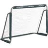 Relaxdays Porta da calcio da giardino, per bambini e adulti, HBT: 110 x 150 x 75 cm, metallo, porta da calcio robusta, grigia