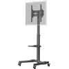 Goobay 59507 carrello/supporto multimediale Nero Supporto multimediale