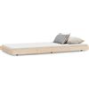 vidaXL Letto in legno massiccio senza materasso 90x190 cm pino