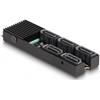 Delock Convertitore Delock da M.2 2280 Key B+M maschio a 5 x SATA con dissipatore - M.2 - SATA - Maschio - SATA - Nero - Passivo