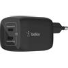 Belkin Caricatore di rete Belkin 2xUSB-C 65W PD 3.0, PPS, nero WCH013vfBK
