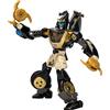 Hasbro, Transformers Legacy Evolution Prowl robot articolato e accessori da battaglia, colorato