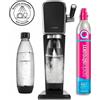SodaStream Macchina per la gasatura dell'acqua + 2 bottiglie + 1 bombola Sodastream ARTNLV