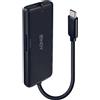 Lindy 43358 replicatore di porte e docking station per laptop Cablato USB 3.2 Gen 1 (3.1 Gen 1) Type-C Nero