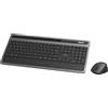 hama 00182686 hama KMW-600 Plus set tastiera e mouse wireless nero, antracite