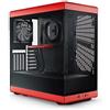HYTE Y40 Red Black ATX Midi Tower Gaming Case rosso/nero, finestra laterale