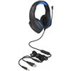 DELOCK Gaming Headset Over-Ear 3,5 mm Klinkenstecker LED