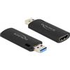 DELOCK HDMI Video Capture Stick USB Typ-A zu HDMI