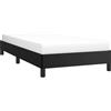 vidaXL Struttura letto nera 80x200 cm in Pelle finta