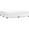 vidaXL Struttura letto bianca 200x200 cm in Pelle finta