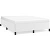 vidaXL Struttura letto bianca 140x200 cm in Pelle finta