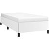 vidaXL Struttura letto bianca 80x200 cm in Pelle finta