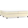vidaXL Giroletto crema 200x200 cm in Pelle finta
