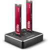 AXAGON Axagon ADSA-M2C unità di archiviazione docking station USB 3.2 Gen 2 (3.1 Gen 2) Type-C Nero