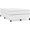 vidaXL Giroletto bianco 120x200 cm in Pelle finta