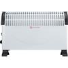 alpina Riscaldatore a Convettore - 1500W - Sui piedi - Termostato regolabile - Bianco
