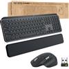 Logitech MX Keys Combo for Business - Set tastiera e mouse - retroilluminato - wireless - Bluetooth LE - QWERTY - Pan-N