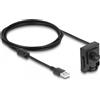 DELOCK Telecamera USB 2.0 da 2,1 Megapixel con messa a fuoco a 100°