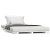 vidaXL Letto in legno massiccio bianco 90x200 cm pino